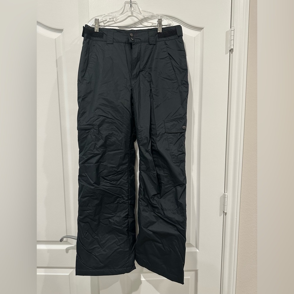 Columbia Mens Snow Gun Waterproof Insulated Ski Pants Black Small - Worn Once!